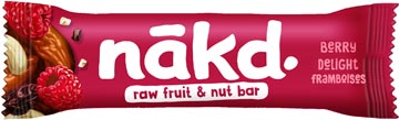 [47008] Nakd berry delight, barre de 35 g, paquet de 18 pièces