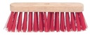 Brosse dure avec fibre en pvc, en bois brut, 29 cm