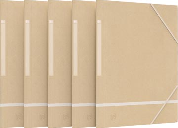 [481545] Oxford touareg chemise à rabats et élastiques en carton, ft a4, beige