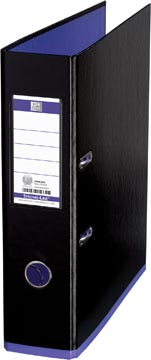 [489SWVI] Oxford mycolour classeur, format a4, en carton, dos de 8 cm, noir-violet