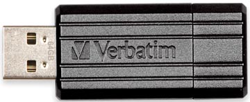 [49065] Verbatim pinstripe clé usb 2.0, 64 go, noir