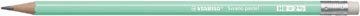 [490802] Stabilo swano pastel crayon, hb, avec gomme, vert