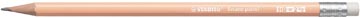 [490804] Stabilo swano pastel crayon, hb, avec gomme, orange