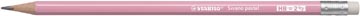 [490805] Stabilo swano pastel crayon, hb, avec gomme, rose