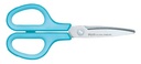 Plus fitcut curve smart ciseaux pour gauchers, 17,5 cm, blauw, sous blister