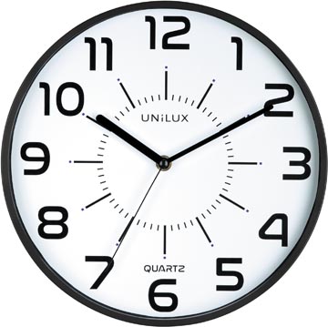 [1404809] Unilux horloge pop, diamètre 30 cm, noir