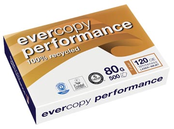 [50067C] Clairefontaine evercopy papier reprographique performance ft a4, 80 g, paquet de 500 feuilles