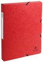 Exacompta boîte de classement exabox rouge, dos de 2,5 cm