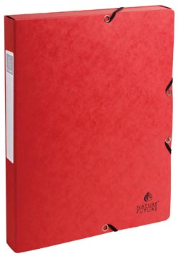 [50305E] Exacompta boîte de classement exabox rouge, dos de 2,5 cm