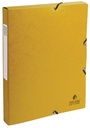 Exacompta boîte de classement exabox jaune, dos de 2,5 cm