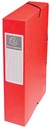 Exacompta boîte de classement exabox rouge, dos de 6 cm
