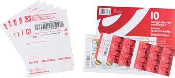 [5068269] Bpost kit d'envoi recommandé, paquet de 10 envois