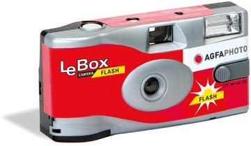 [5100185] Agfaphoto appareil photo jetable lebox 400 flash, 27 photos
