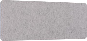 [5106322] Smit visual séparateur de bureau, gris clair, 60 x 120 cm