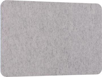 [5106340] Smit visual séparateur de bureau, gris clair, 60 x 75 cm
