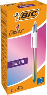 [1420822] Bic 4 colours gradient stylo bille, moyen