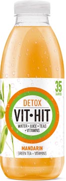 [51576] Vit hit boisson vitaminée detox, bouteille de 50 cl, paquet de 12 pièces