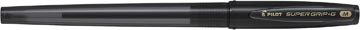 [516309] Pilot stylo bille super grip g moyen avec capuchon, noir, offre spéciale de 30 + 10 pièces