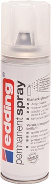 [4-NL5200994] Edding permanent spray 5200 vernis transparant, 200 ml, brillant