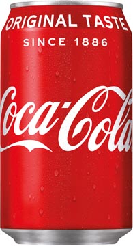 [52060] Coca-cola boisson rafraîchissante, fat canette de 33 cl, paquet de 24 pièces