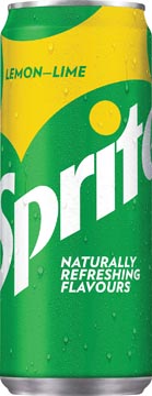 [52071] Sprite soda,  sleek canette de 33cl, paquette de 24 pièces