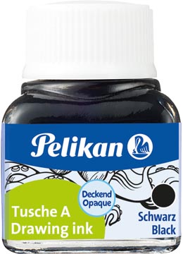 [523-17] Pelikan encre de chine, noir, flacon de 10 ml