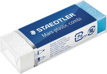 [526508] Staedler gomme mars plastic combi, ft 65 x 23 x 13 mm