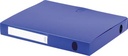 Pergamy boîte de classement, pour ft a4, en pp de 700 micron, dos de 4 cm, bleu