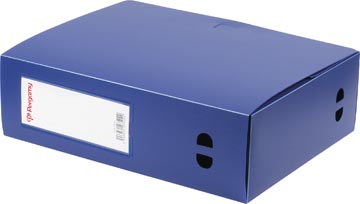 [528964] Pergamy boîte de classement, pour ft a4, en pp de 700 micron, dos de 10 cm, bleu