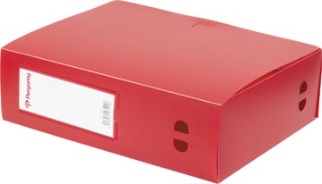 [529161] Pergamy boîte de classement, pour ft a4, en pp de 700 micron, dos de 10 cm, rouge