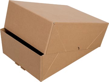 [530378] Cleverpack boîte a4, ft 307 x 220 x 108 mm, paquet de 10 pièces