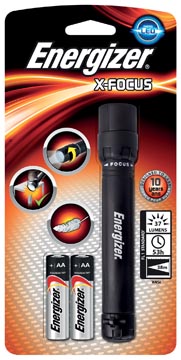 [5350150] Energizer torche x-focus, 2 piles aa inclus, sous blister