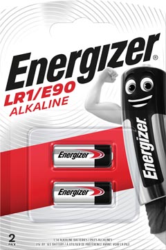 [5352957] Energizer pile alcaline lr1/e90, blister de 2 pièces