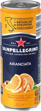 [53612] San pellegrino limonade orange, canette mince