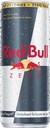 Red bull boisson énergisante, zero, cannette de 25 cl, paquet de 4