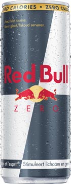 [53952] Red bull boisson énergisante, zero, cannette de 25 cl, paquet de 4