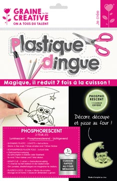 [540273] Graine créative plastique dingue,phosphorescent