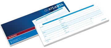 [5420030] Atlanta by jalema carnet de reçus, ft 7,4 x 21 cm
