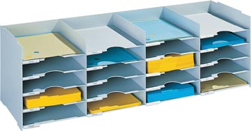 [54202] Paperflow bloc à cases fixes, 20 cases, largeur 101 cm