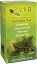 Puro thé, thé vert, du commerce équitable, paquet de 25 sachets