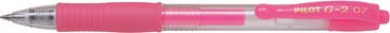 [5586415] Pilot roller rétractable g-2, encre gel,  rose néon