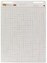 Post-it meeting chart, ft 63,5 x 77,5 cm, quadrillé, 30 feuilles, pacquet de 2 blocs