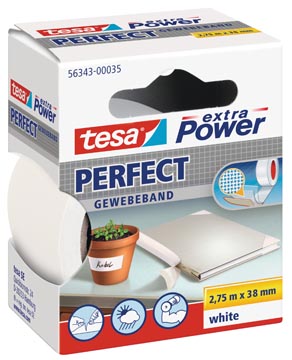 [56343W] Tesa extra power perfect, ft 38 mm x 2,75 m, blanc