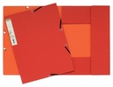 Exacompta chemise à rabats et élastiques forever rouge/orange