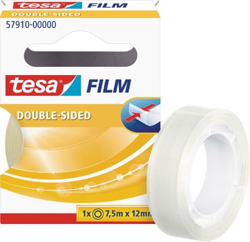 [57910] Tesafilm double-sided, ft 7,5 m x 12 mm