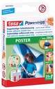 Tesa languettes adhésives powerstrips poster, charge maximum 200 g, blister de 20 pièces