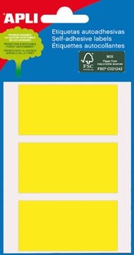 [581171] Apli étiquettes colorées en pochette jaune (2071)