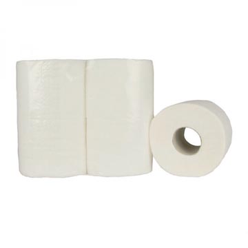 [6039BEW] Papier toilette, 2 plis, 400 feuilles, paquet de 10 x 4 rouleaux