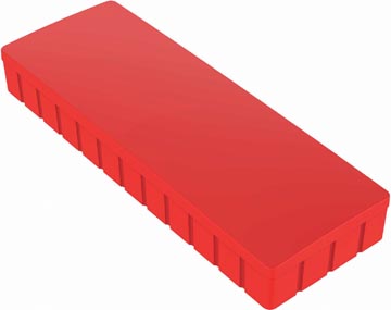 [6165025] Maul aimants solid, 54x19mm, 1 kg, boîte 10 pces, rouge