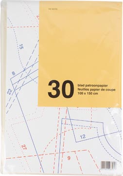 [626795] Papier de coupe, ft 100 x 150 cm, paquet de 30 feuilles